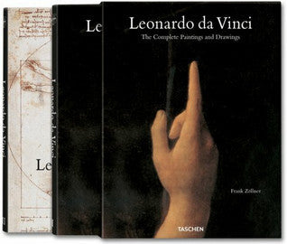 Book cover of Leonardo Da Vinci: The Complete Paintings And Drawings by Frank Zöllner, Johannes Nathan