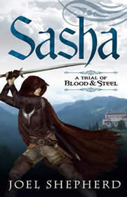 Book cover of Sasha by Joel Shepherd