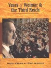 Book cover of Years Of Weimar And The Third Reich by David Evans, Jane Jenkins