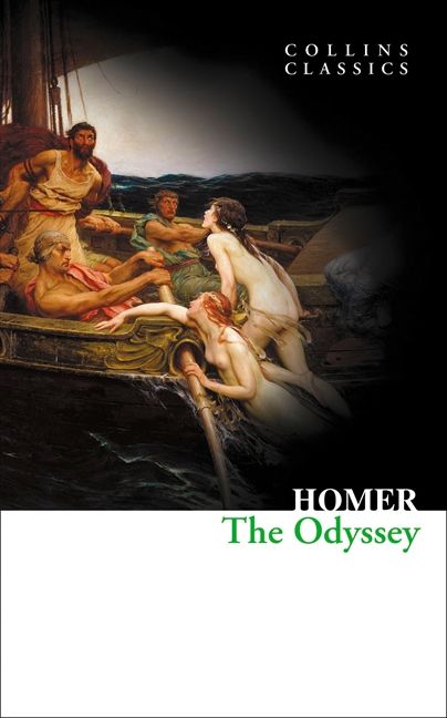 Book cover of The Odyssey by Homer
