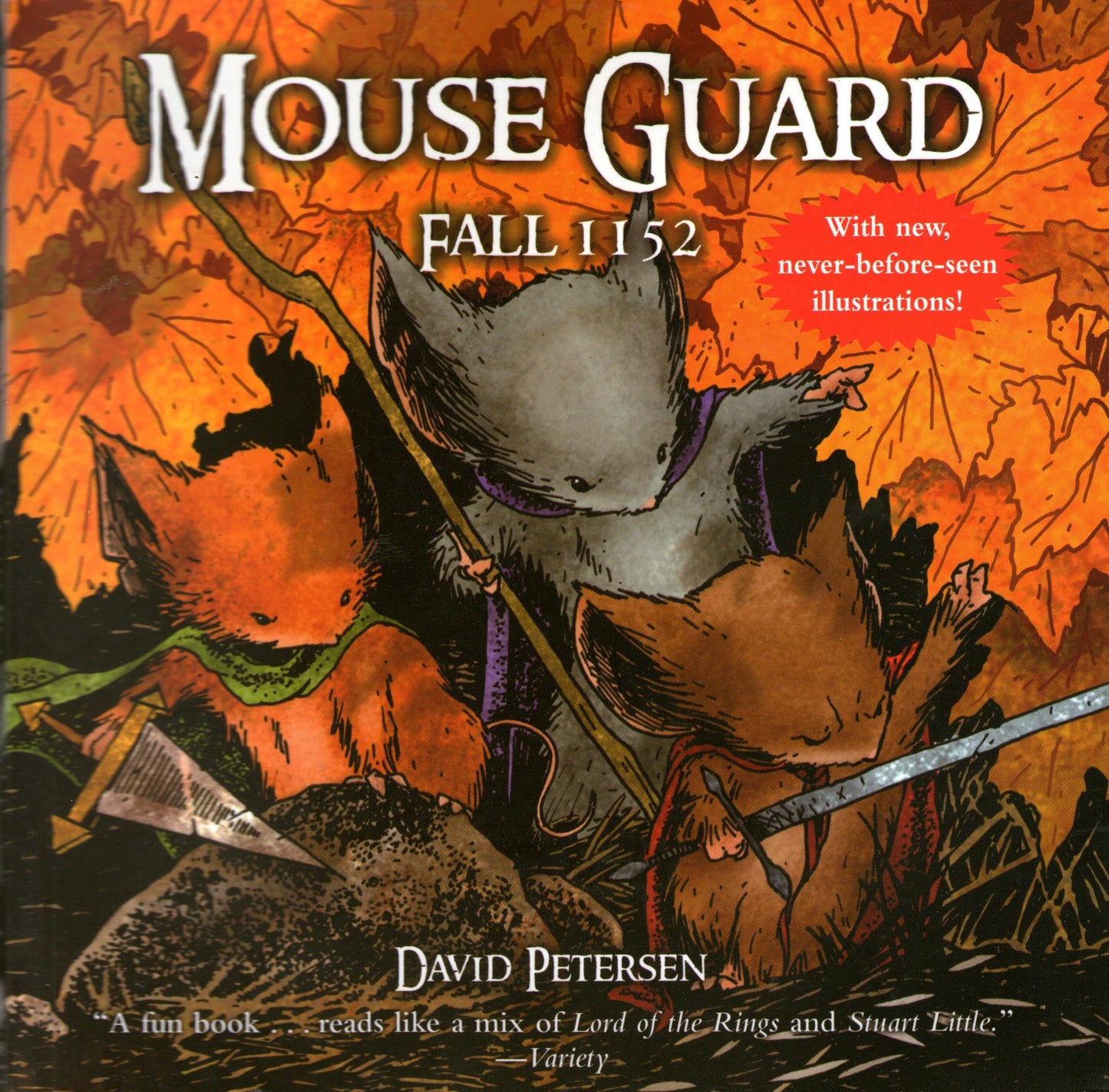 Book cover of Mouse Guard: Fall 1152 by David Petersen