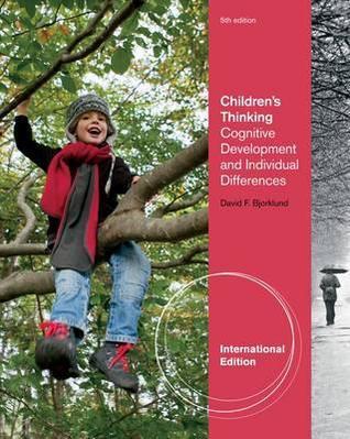 Book cover of Children's Thinking by David F. Bjorklund