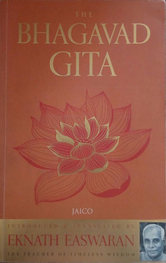 Book cover of The Bhagavad Gita by Krishna-Dwaipayana Vyasa, Eknath Easwaran