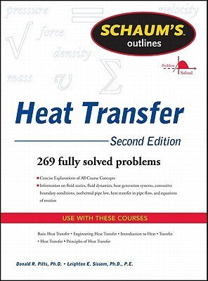 Book cover of Schaum's Outline Of Heat Transfer, 2nd Edition by Donald Pitts, Leighton Sissom