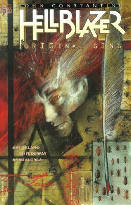 Book cover of Hellblazer: Original Sins by Jamie Delano, John Ridgway (Artist), Alfredo Alcalá (Artist)