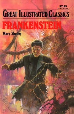 Book cover of Frankenstein by Malvina G. Vogel (Adapter), Mary Wollstonecraft Shelley, Pablo Marcos