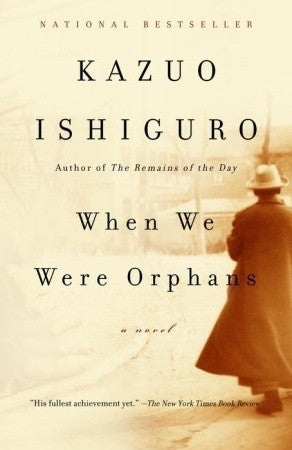 Book cover of When We Were Orphans by Kazuo Ishiguro