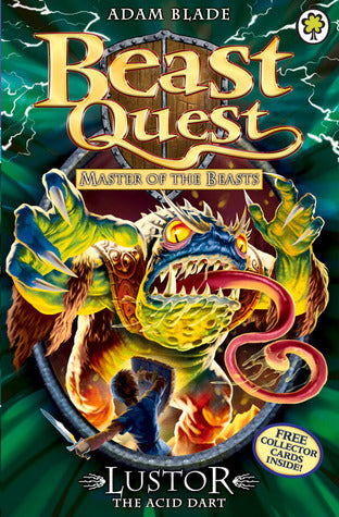 Book cover of Lustor The Acid Dart by Adam Blade