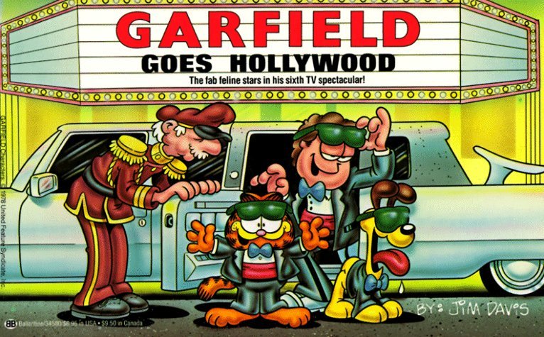 Book cover of Garfield Goes Hollywood by Jim Davis