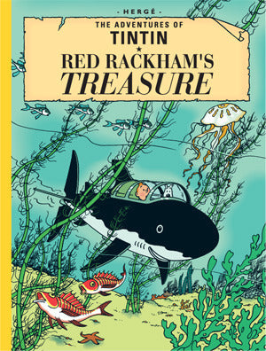 Book cover of Red Rackham's Treasure by Hergé