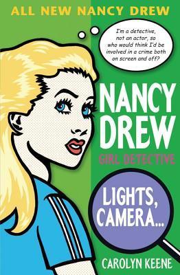 Book cover of Lights, Camera... by Carolyn Keene