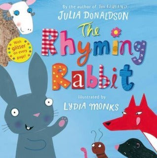 Book cover of The Rhyming Rabbit by Julia Donaldson