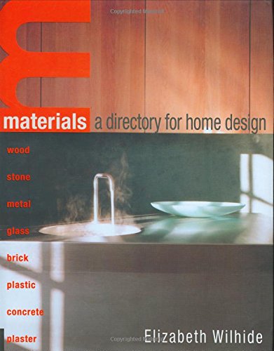 Book cover of Materials: A Directory for Home Design by Elizabeth Wilhide