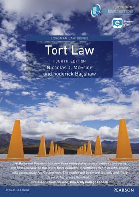Book cover of Tort Law Mylawchamber Premium Pack by Nicholas J. McBride