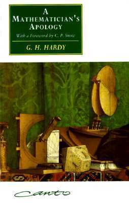 Book cover of A Mathematician's Apology by G.H. Hardy