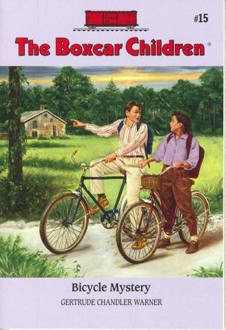 Book cover of Bicycle Mystery by Gertrude Chandler Warner, David Cunningham (Illus.)