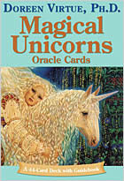 Book cover of Magical Unicorns Oracle Cards by Doreen Virtue