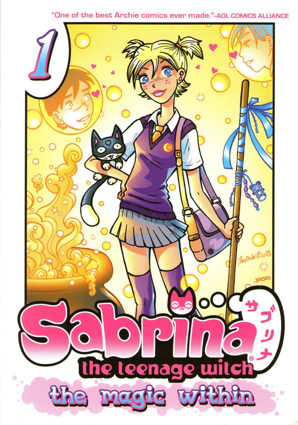 Book cover of Sabrina The Teenage Witch: The Magic Within, Vol. 1 by Tania del Rio (Story & Pencils, Letters)