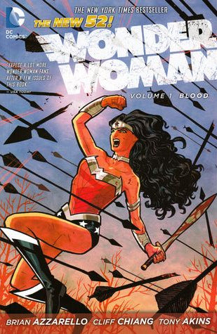 Book cover of Wonder Woman, Volume 1: Blood by Brian Azzarello, Cliff Chiang