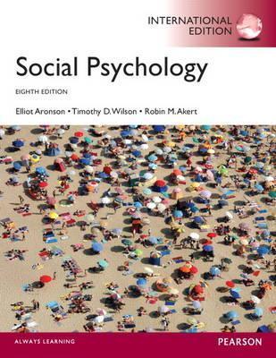 Book cover of Social Psychology by Elliot Aronson