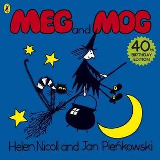 Book cover of Meg And Mog by Helen Nicoll, Jan Pieńkowski