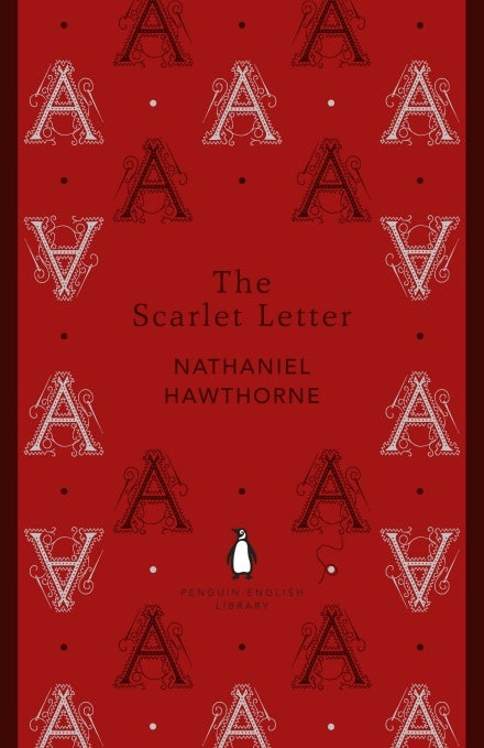 Book cover of The Scarlet Letter by Nathaniel Hawthorne