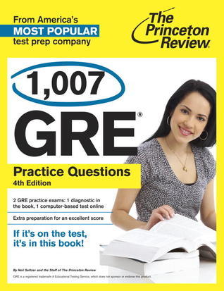 Book cover of 1,007 GRE Practice Questions by The Princeton Review