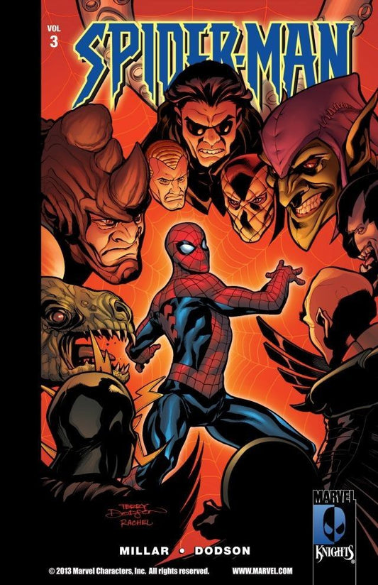 Book cover of Marvel Knights: Spider-Man, Vol. 3: The Last Stand by Mark Millar, Terry Dodson (Artist)