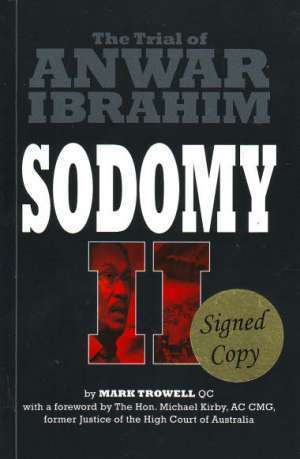 Book cover of Sodomy II: The Trial Of Anwar Ibrahim by Mark Trowell