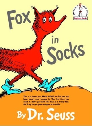 Book cover of Fox In Socks by Dr. Seuss