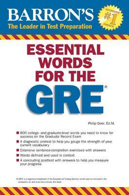 Book cover of Essential Words For The GRE by Philip Geer