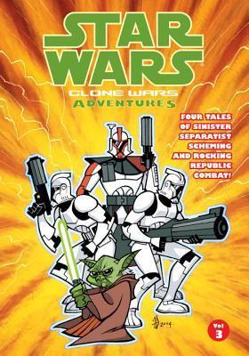 Book cover of Star Wars: Clone Wars Adventures, Vol. 3 by W. Haden Blackman, Ryan Kaufman, Thomas Andrews, Matt Fillbach (Artist), Shawn Fillbach (Artist)