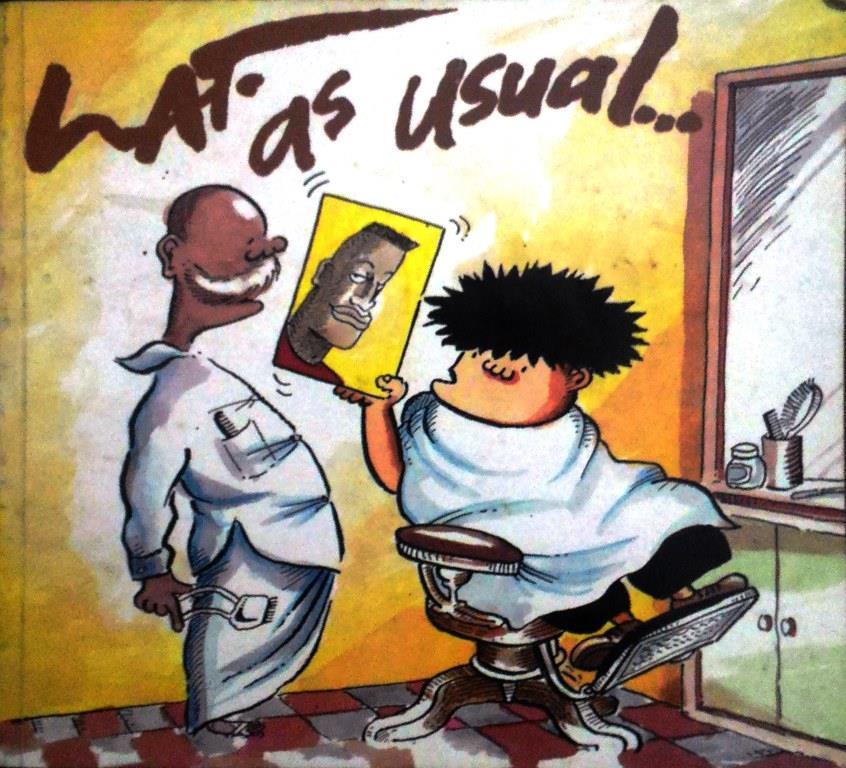 Book cover of Lat as Usual by Lat