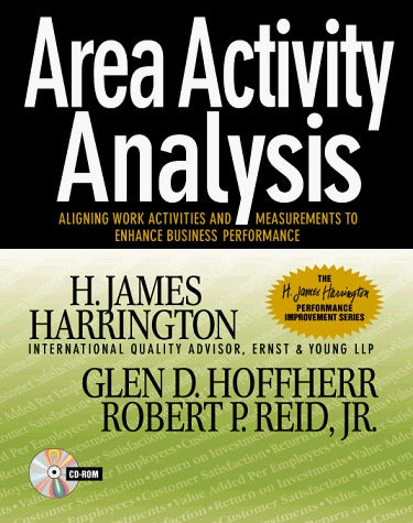 Book cover of Area Activity Analysis by H. James Harrington, Glen D. Hoffherr, Robert P. Reid Jr.