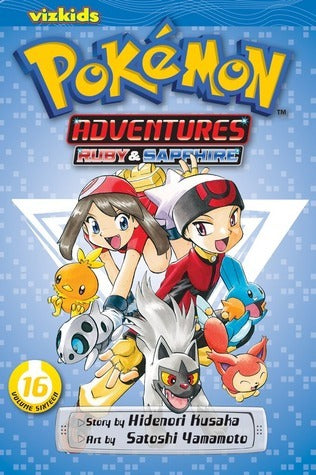 Book cover of Pokémon Adventures: Ruby & Sapphire, Vol. 16 by Hidenori Kusaka, Satoshi Yamamoto (Illus.)