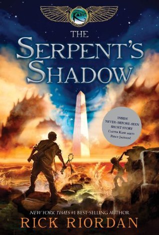 Book cover of The Serpent's Shadow by Rick Riordan