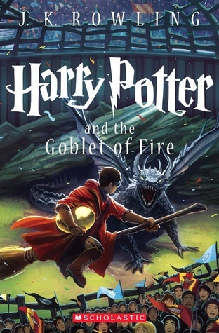Book cover of Harry Potter And The Goblet Of Fire by J.K. Rowling, Mary GrandPré (Illus.)