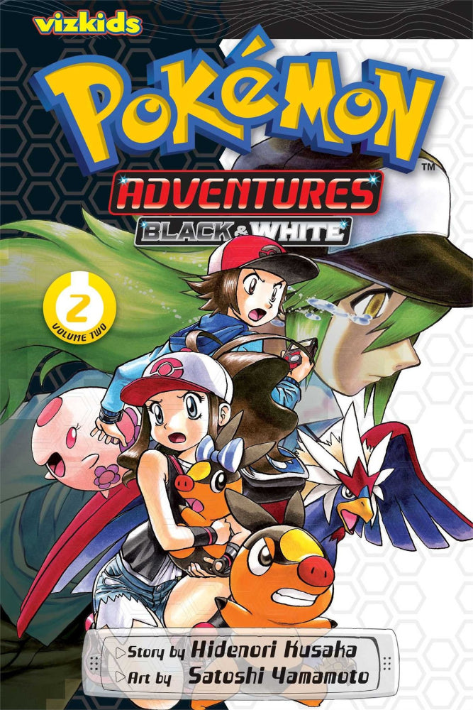Book cover of Pokémon Adventures: Black & White, Vol. 2 by Hidenori Kusaka