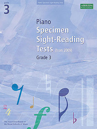 Book cover of Piano Specimen Sight-Reading Tests: Grade 3 by ABRSM