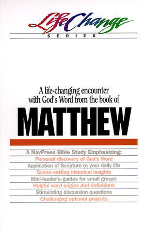 Book cover of Matthew by The Navigators (Creator), Laura L. Smith