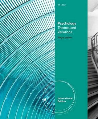 Book cover of Psychology by Wayne Weiten