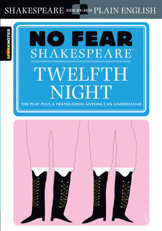 Book cover of Twelfth Night by William Shakespeare, SparkNotes