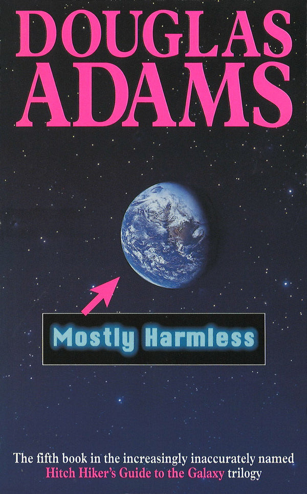 Book cover of Mostly Harmless by Douglas Adams
