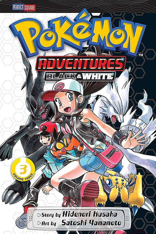 Book cover of Pokémon Adventures: Black & White, Vol. 3 by Hidenori Kusaka, Satoshi Yamamoto (Illus.)
