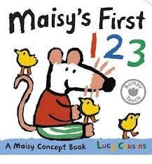 Book cover of Maisy's First 123 by Lucy Cousins