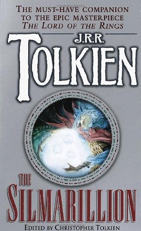 Book cover of The Silmarillion by J.R.R. Tolkien, Christopher Tolkien (Ed.)