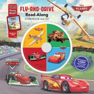 Book cover of Fly-and-Drive Read-Along Storybook and CD by Walt Disney Company