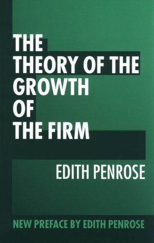 Book cover of The Theory of the Growth of the Firm by Edith T. Penrose