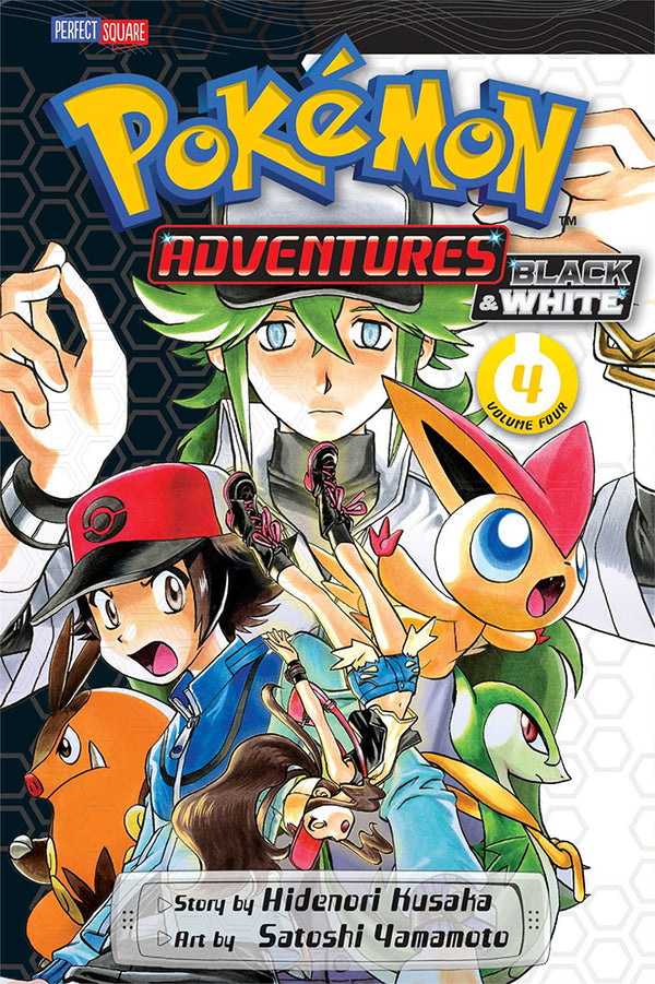 Book cover of Pokémon Black & White, Vol. 4 by Hidenori Kusaka, Satoshi Yamamoto (Illus.)