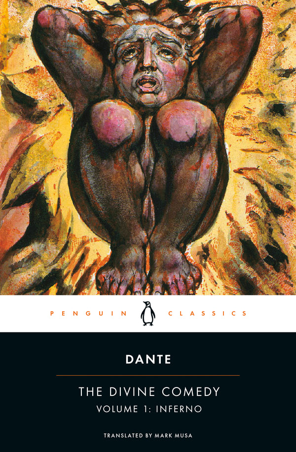 Book cover of The Divine Comedy, Volume 1: Inferno by Dante Alighieri, Mark Musa